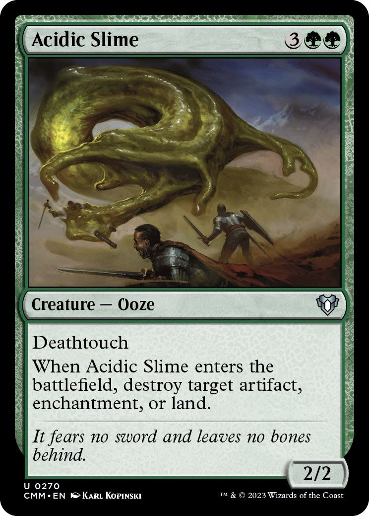 Image for Acidic Slime (270) (Commander Masters) - Magic: The Gathering