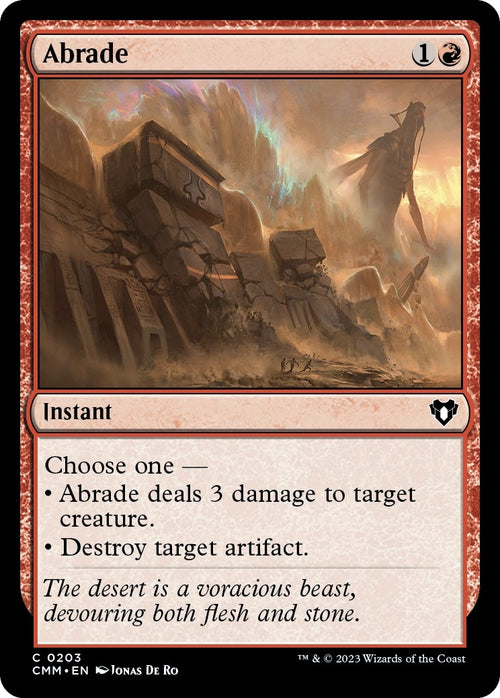 Image for Abrade (203) (Commander Masters) - Magic: The Gathering