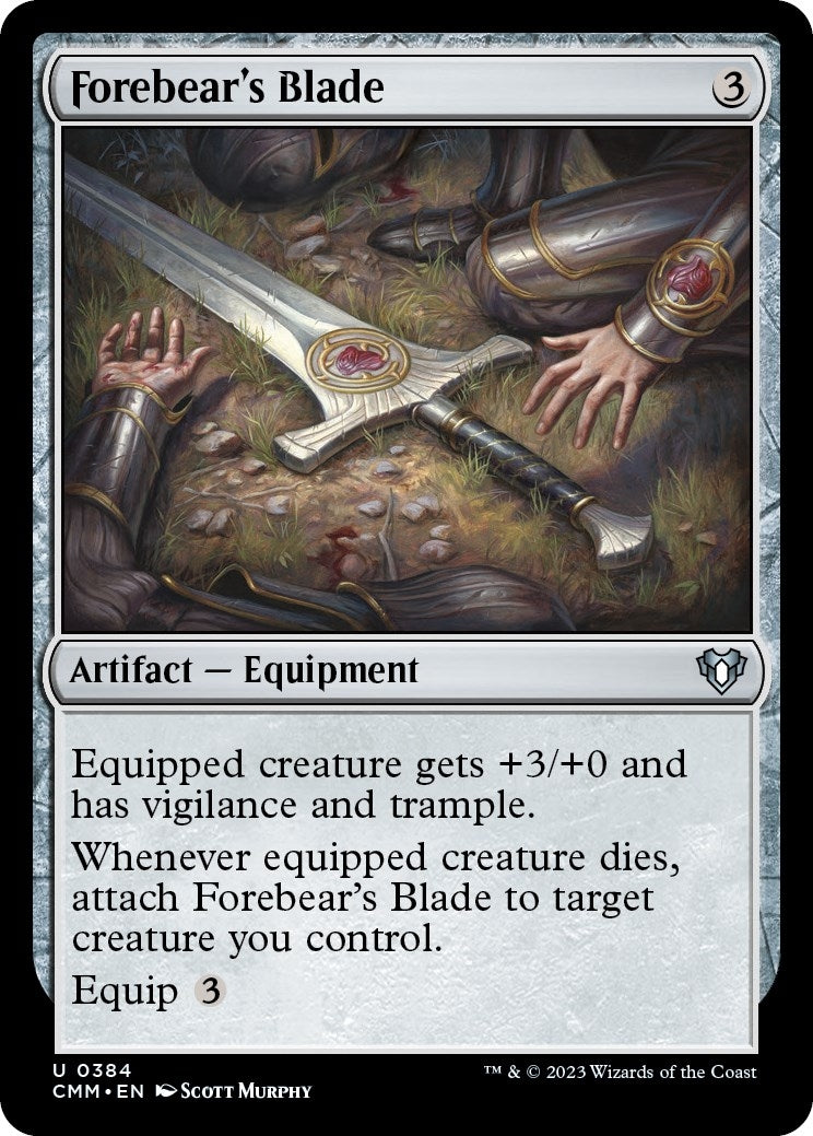 Image for Forebear's Blade (384) (Commander Masters) - Magic: The Gathering