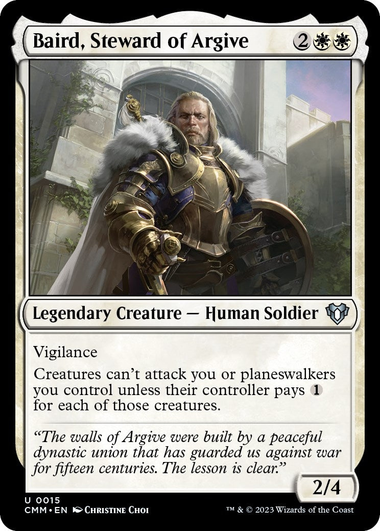 Image for Baird, Steward of Argive (15) (Commander Masters) - Magic: The Gathering