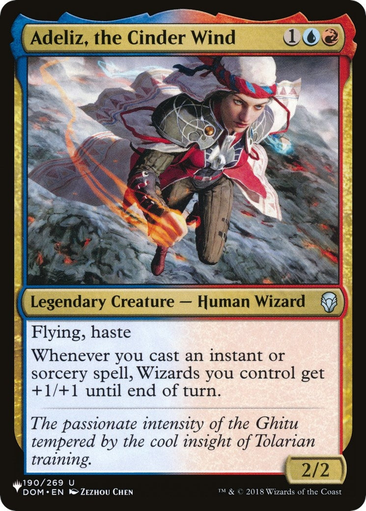 Image for Adeliz, the Cinder Wind (190/269) (The List Reprints) - Magic: The Gathering