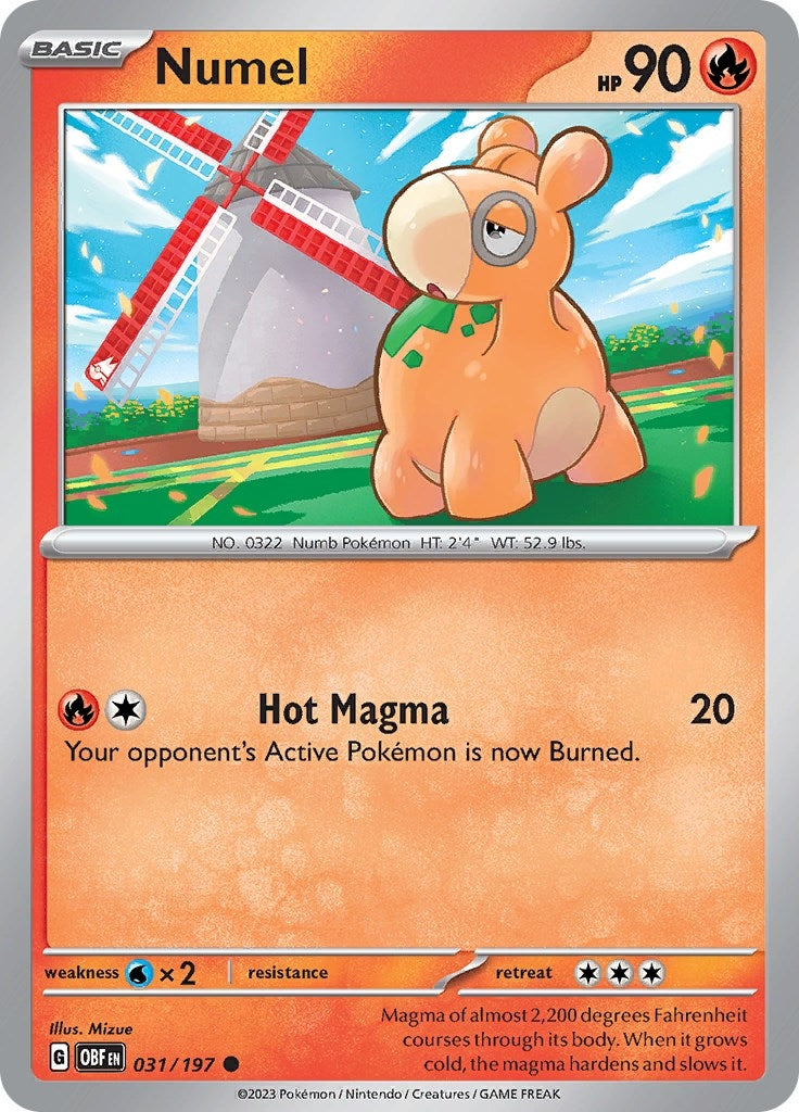 Image for Numel (031/197) (OBF) - Pokemon