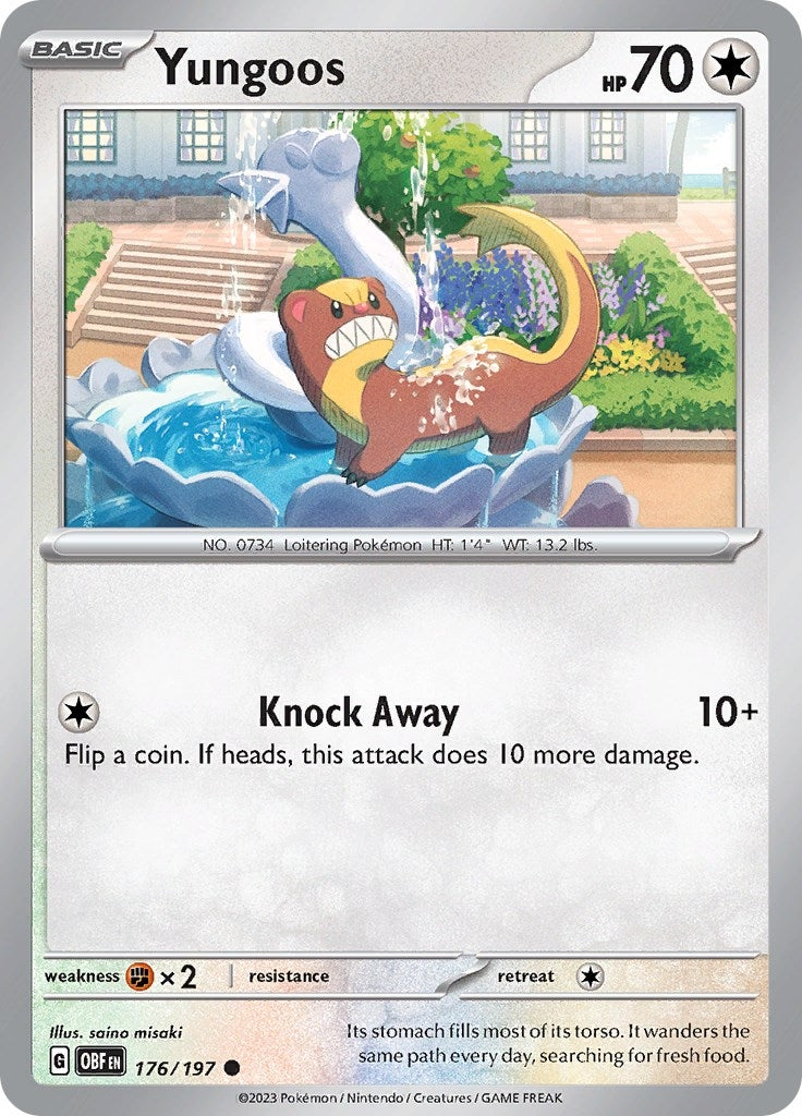 Image for Yungoos (176/197) (OBF) - Pokemon