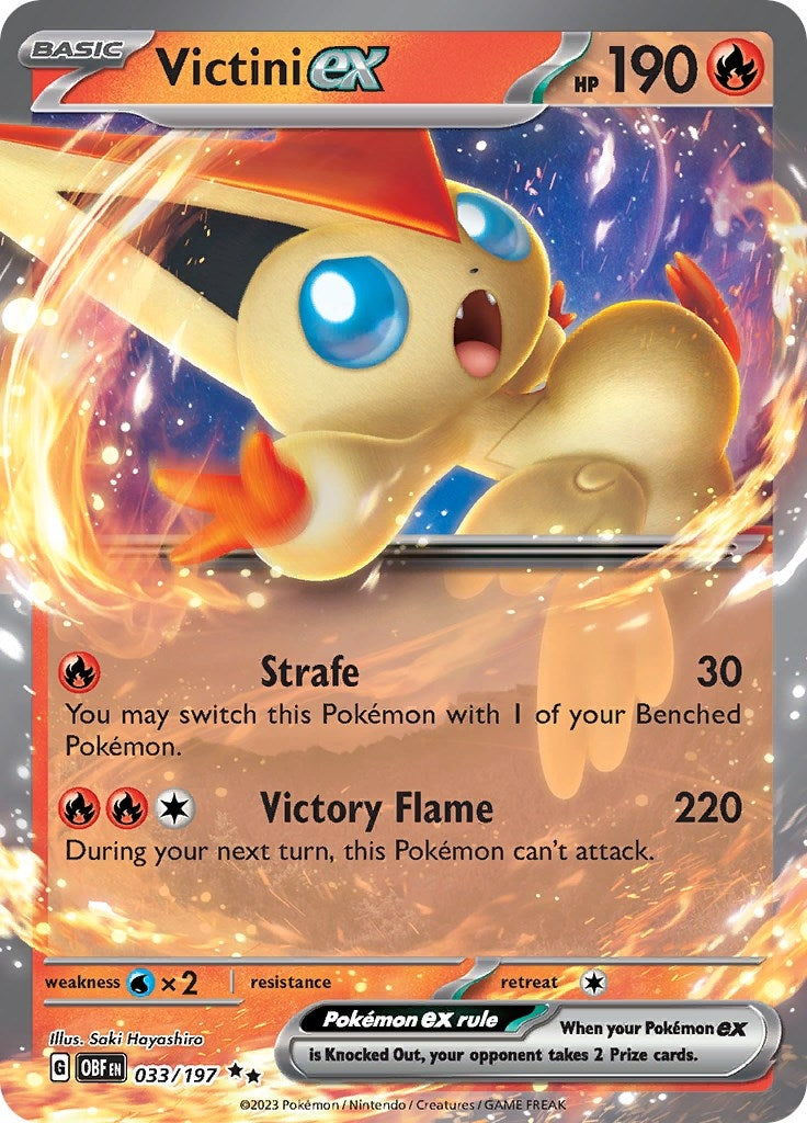 Image for Victini ex (033/197) (OBF) - Pokemon