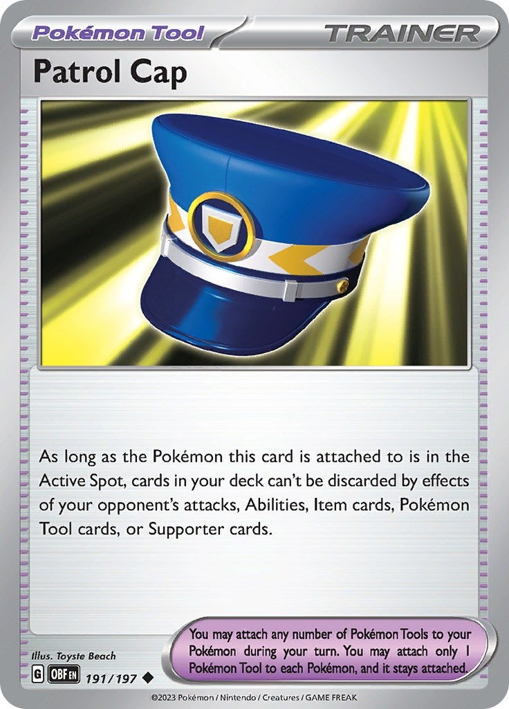 Image for Patrol Cap (191/197) (OBF) - Pokemon