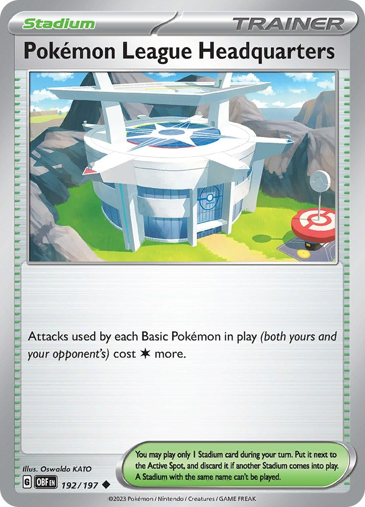 Image for Pokemon League Headquarters (192/197) (OBF) - Pokemon