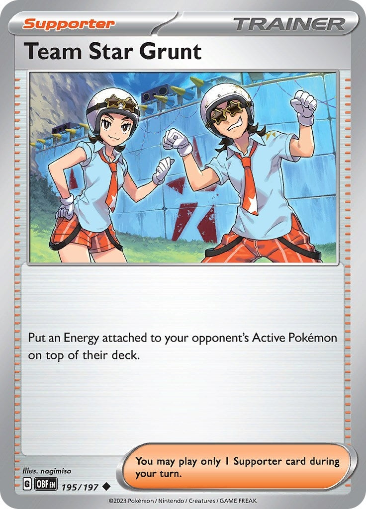 Image for Team Star Grunt (195/197) (OBF) - Pokemon