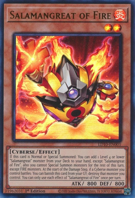 Image for Salamangreat of Fire (LD10-EN001) (LD10) - YuGiOh