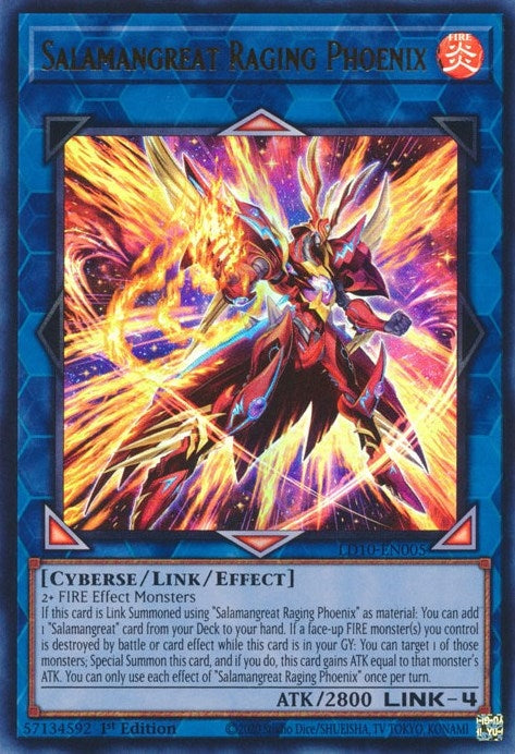 Image for Salamangreat Raging Phoenix (LD10-EN005) (LD10) - YuGiOh