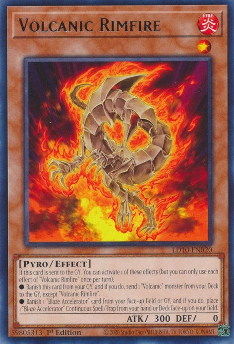 Image for Volcanic Rimfire (LD10-EN020) (LD10) - YuGiOh