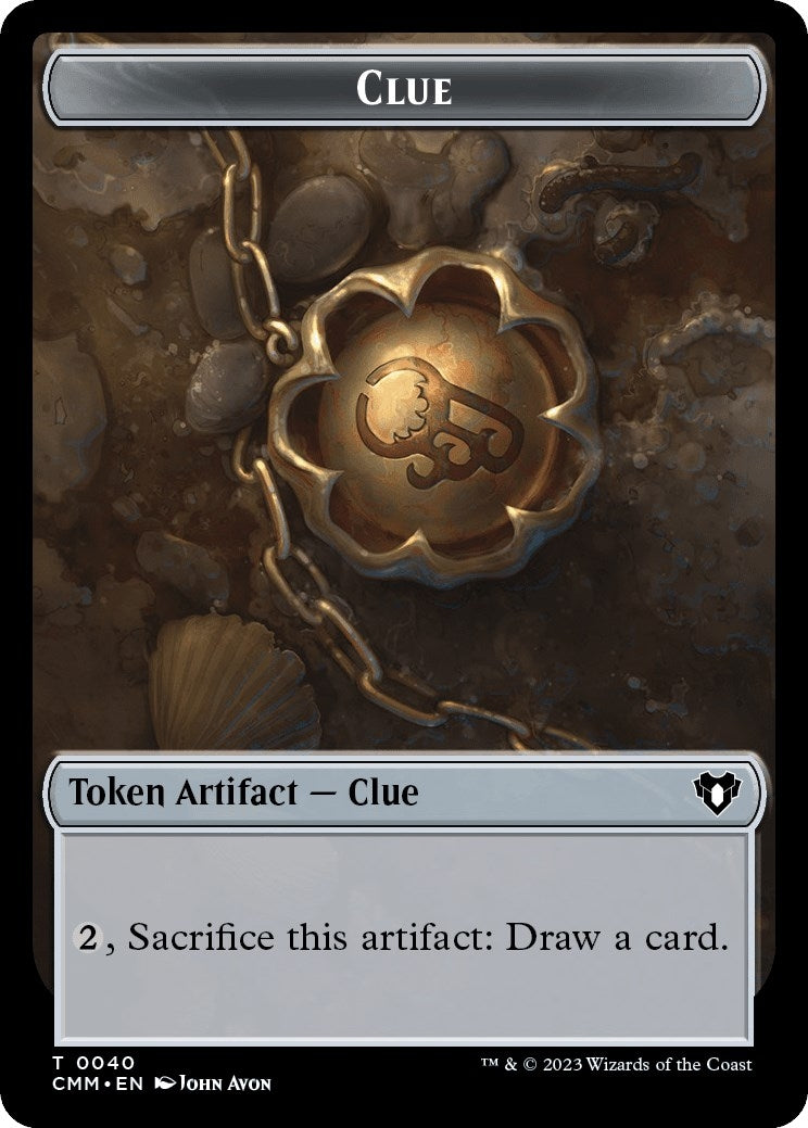 Image for Clue // Zombie (0019) Double-Sided Token (40 // 19) (Commander Masters) - Magic: The Gathering