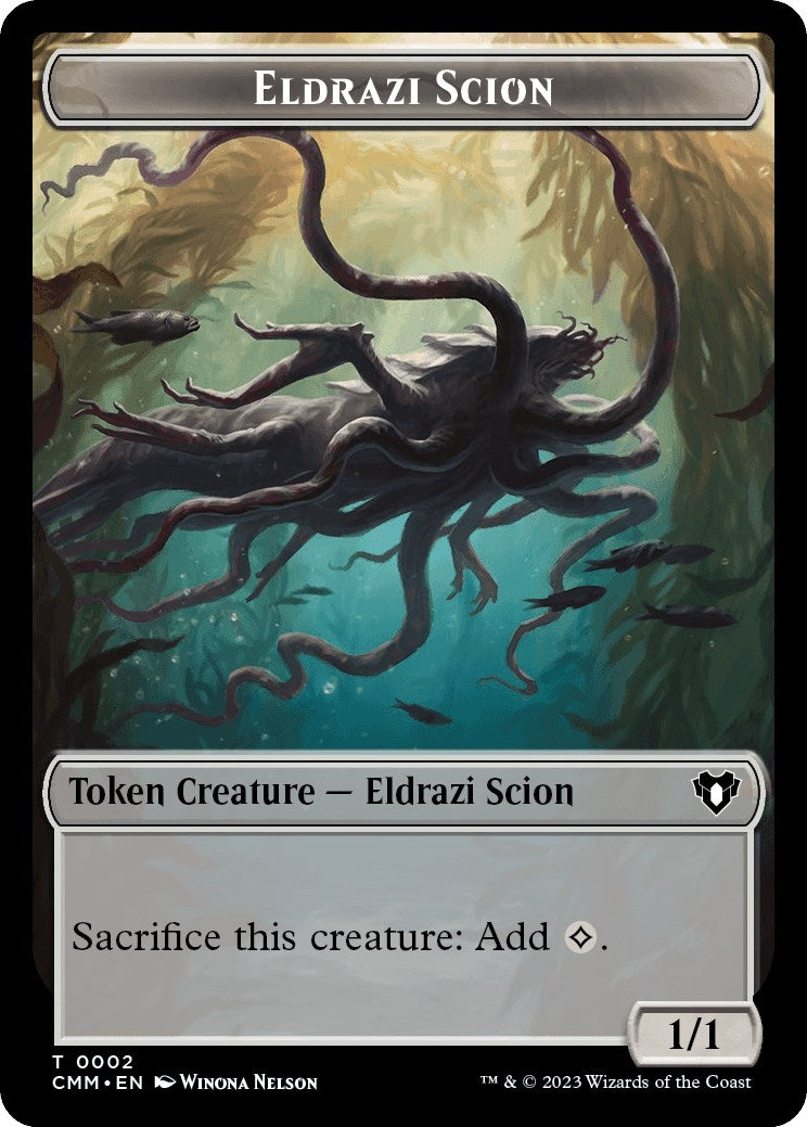 Image for Eldrazi Scion // Emblem - Daretti, Scrap Savant Double-Sided Token (2 // 51) (Commander Masters) - Magic: The Gathering