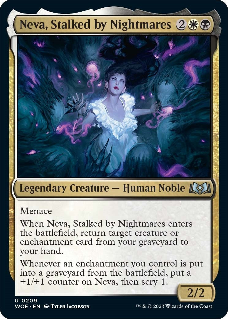 Image for Neva, Stalked by Nightmares (209) (Wilds of Eldraine) - Magic: The Gathering