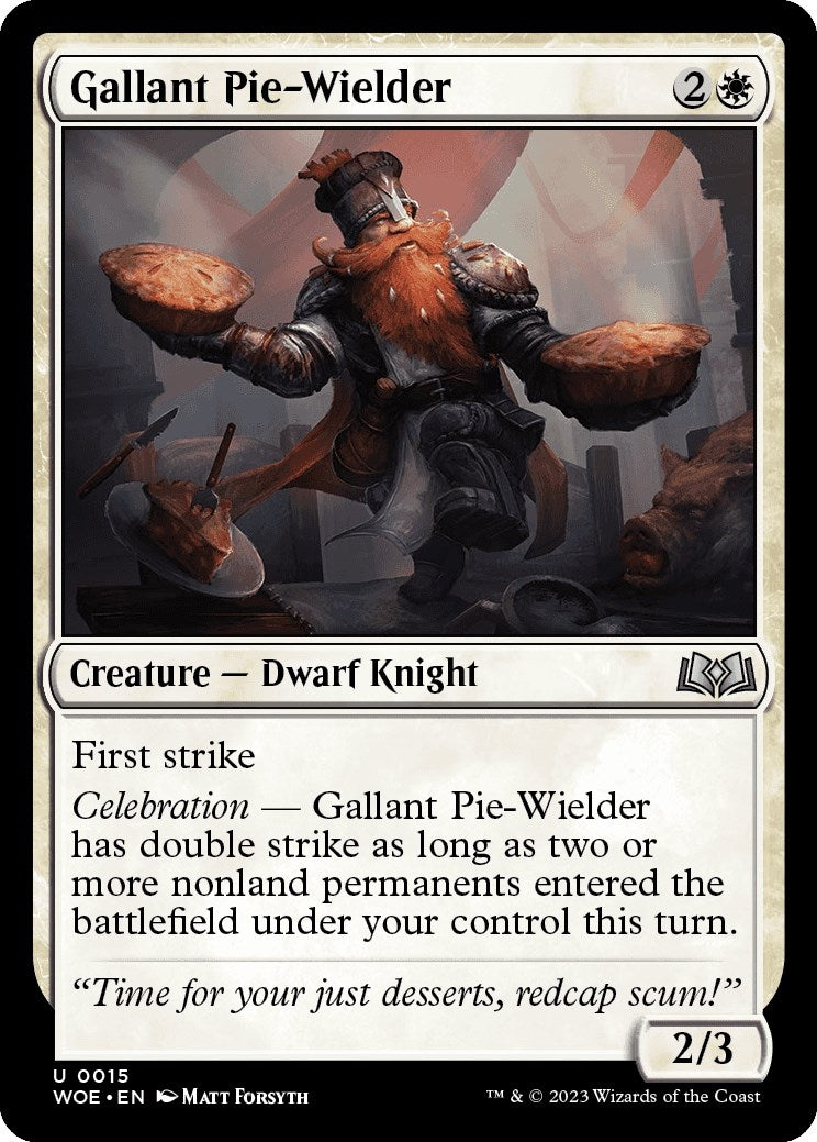 Image for Gallant Pie-Wielder (15) (Wilds of Eldraine) - Magic: The Gathering