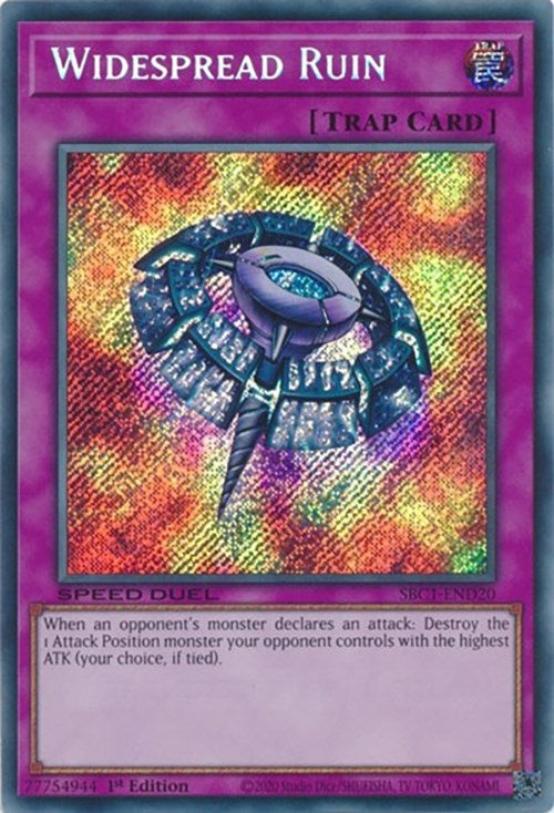 Image for Widespread Ruin (Secret Rare) (SBC1-END20) (SBC1) - YuGiOh