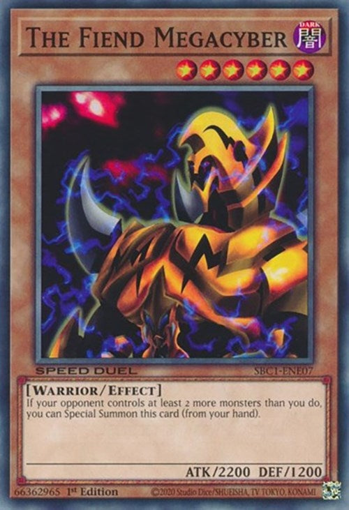 Image for The Fiend Megacyber (SBC1-ENE07) (SBC1) - YuGiOh