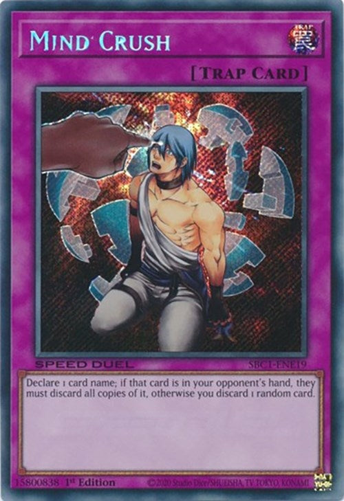 Image for Mind Crush (Secret Rare) (SBC1-ENE19) (SBC1) - YuGiOh