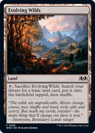 Image for Evolving Wilds (256) (Wilds of Eldraine) - Magic: The Gathering