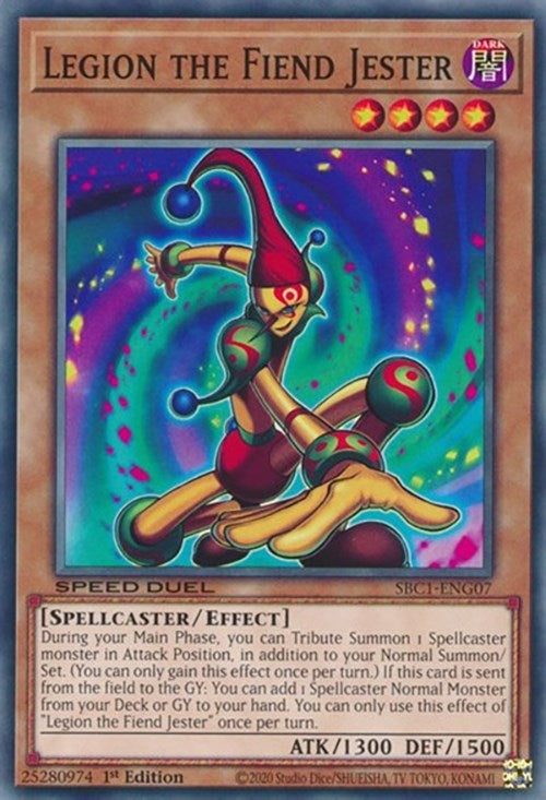Image for Legion the Fiend Jester (SBC1-ENG07) (SBC1) - YuGiOh