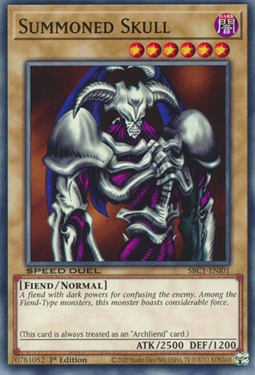 Image for Summoned Skull (SBC1-ENI01) (SBC1) - YuGiOh