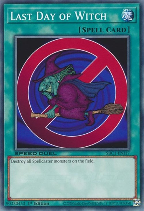 Image for Last Day of Witch (SBC1-ENI17) (SBC1) - YuGiOh