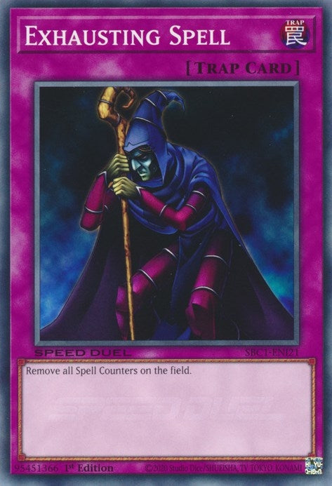 Image for Exhausting Spell (SBC1-ENI21) (SBC1) - YuGiOh