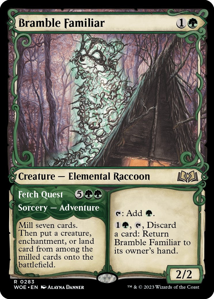 Image for Bramble Familiar (Showcase) (283) (Wilds of Eldraine) - Magic: The Gathering