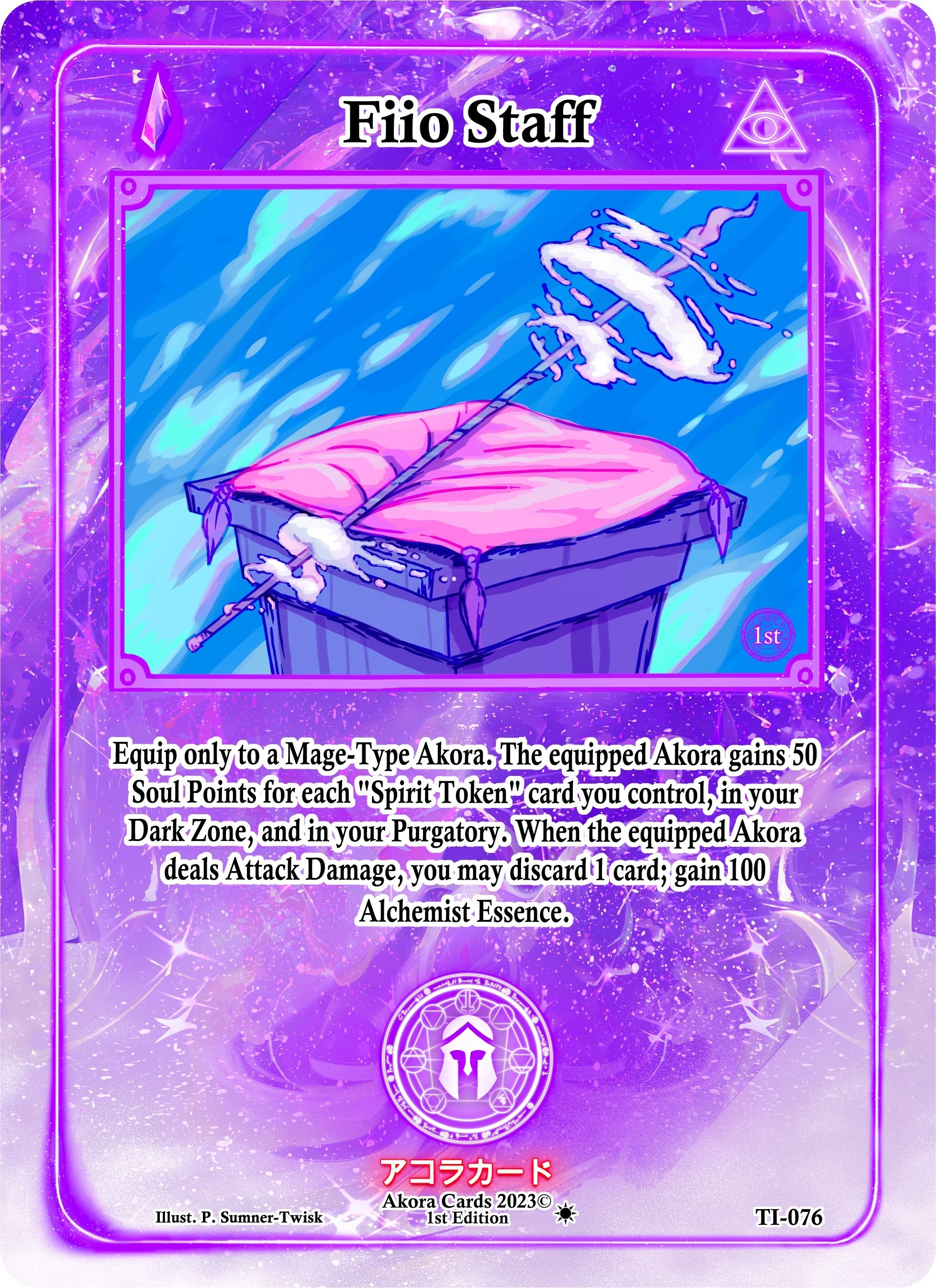 Image for Fiio Staff (TI-076) (Trials of Ikithia [1st Edition]) - Akora TCG