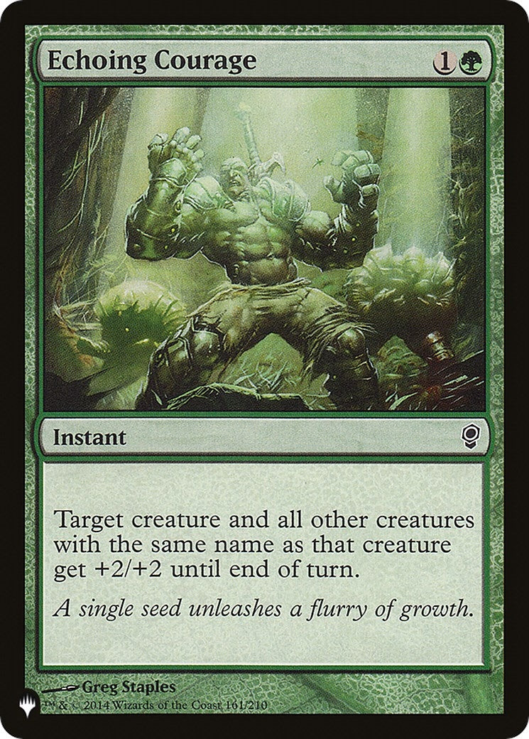 Image for Echoing Courage (161/210) (The List Reprints) - Magic: The Gathering