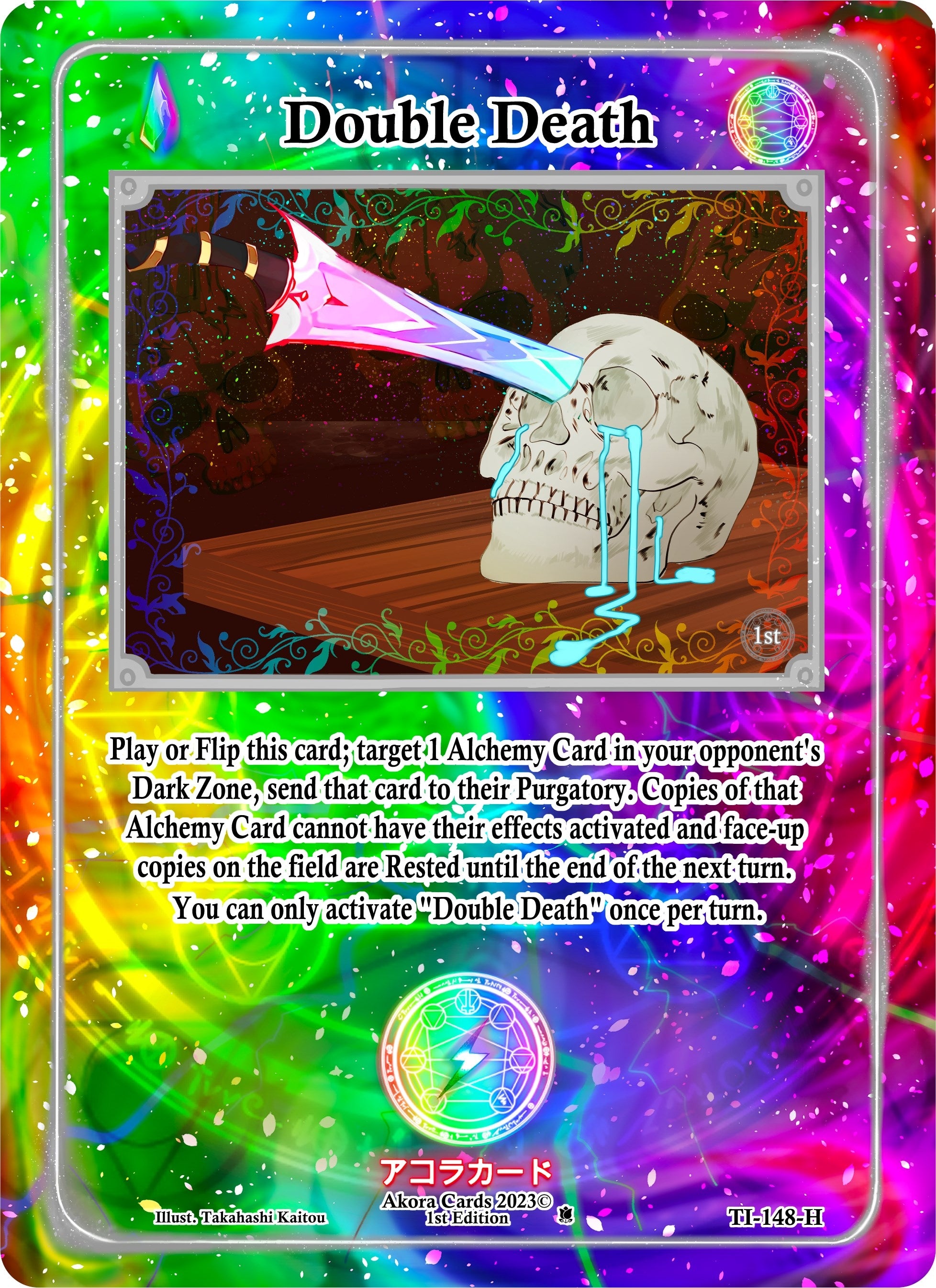 Image for Double Death (Holo) (TI-148-H) (Trials of Ikithia [1st Edition]) - Akora TCG