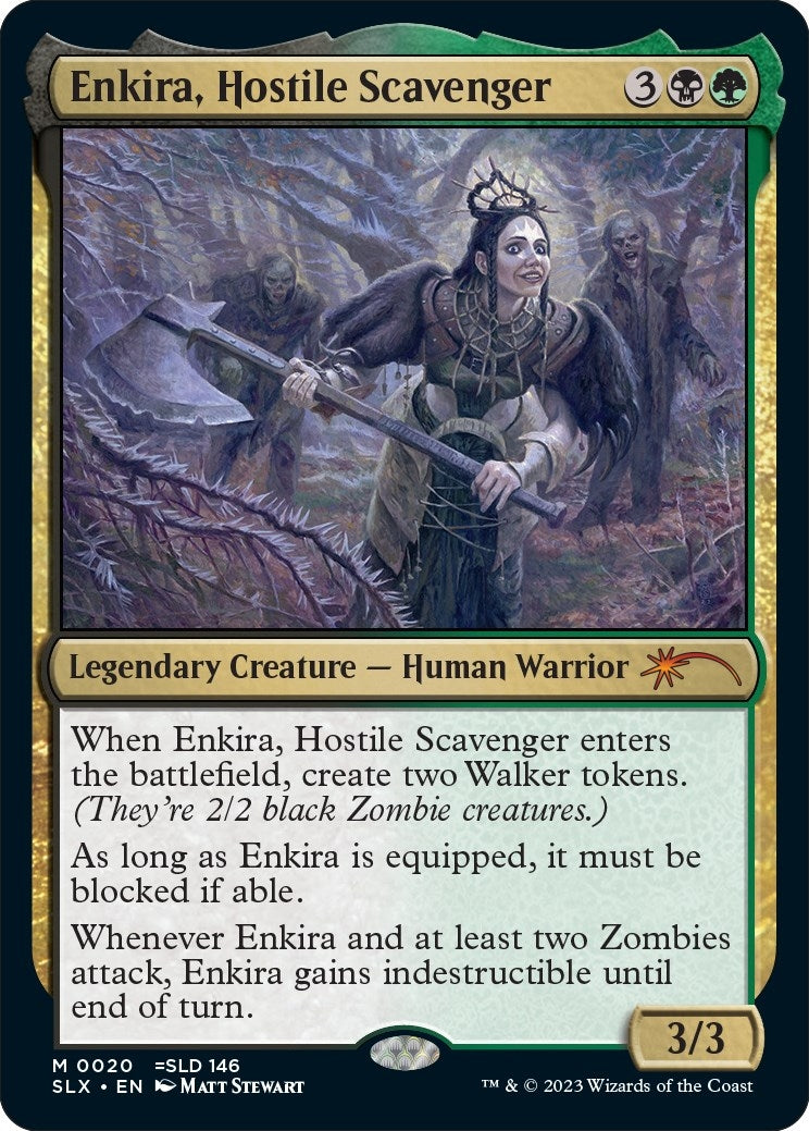 Image for Enkira, Hostile Scavenger (20) (SLX Cards) - Magic: The Gathering