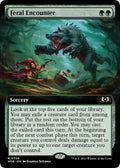 Image for Feral Encounter (Extended Art) (356) (Wilds of Eldraine) - Magic: The Gathering