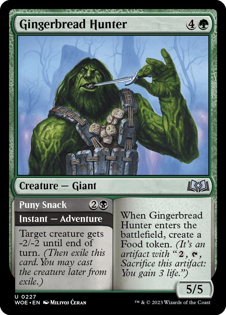 Image for Gingerbread Hunter (227) (Wilds of Eldraine) - Magic: The Gathering