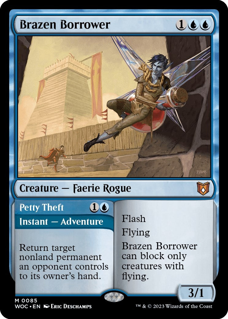 Image for Brazen Borrower (85) (Wilds of Eldraine) - Magic: The Gathering