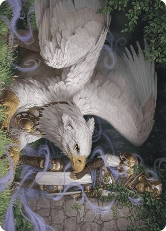 Image for Dutiful Griffin Art Card (3) (Wilds of Eldraine) - Magic: The Gathering