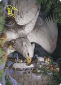 Image for Dutiful Griffin Art Card (Gold-Stamped Signature) (3) (Wilds of Eldraine) - Magic: The Gathering