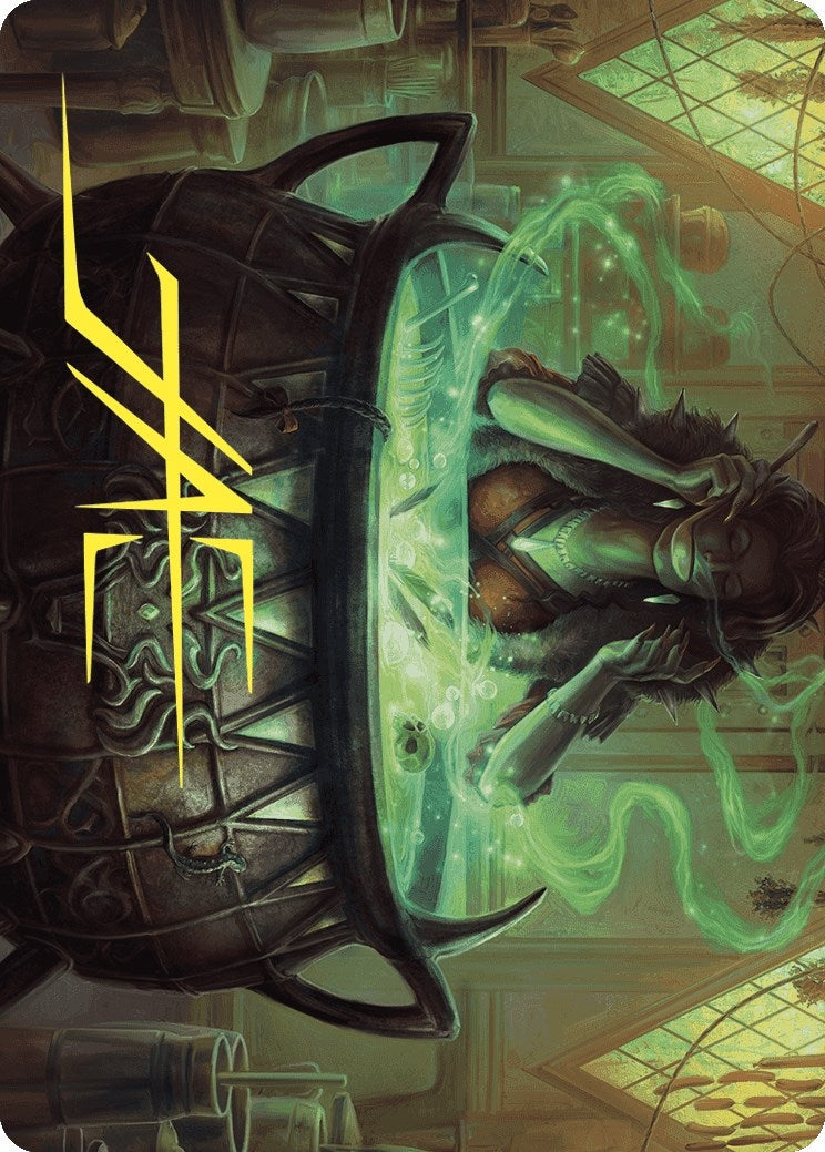 Image for Agatha's Soul Cauldron Art Card (Gold-Stamped Signature) (42) (Wilds of Eldraine) - Magic: The Gathering