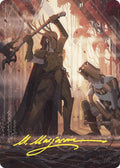 Image for Karmic Justice Art Card (Gold-Stamped Signature) (62) (Wilds of Eldraine) - Magic: The Gathering