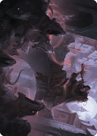Image for Gnawing Crescendo Art Card (17) (Wilds of Eldraine) - Magic: The Gathering