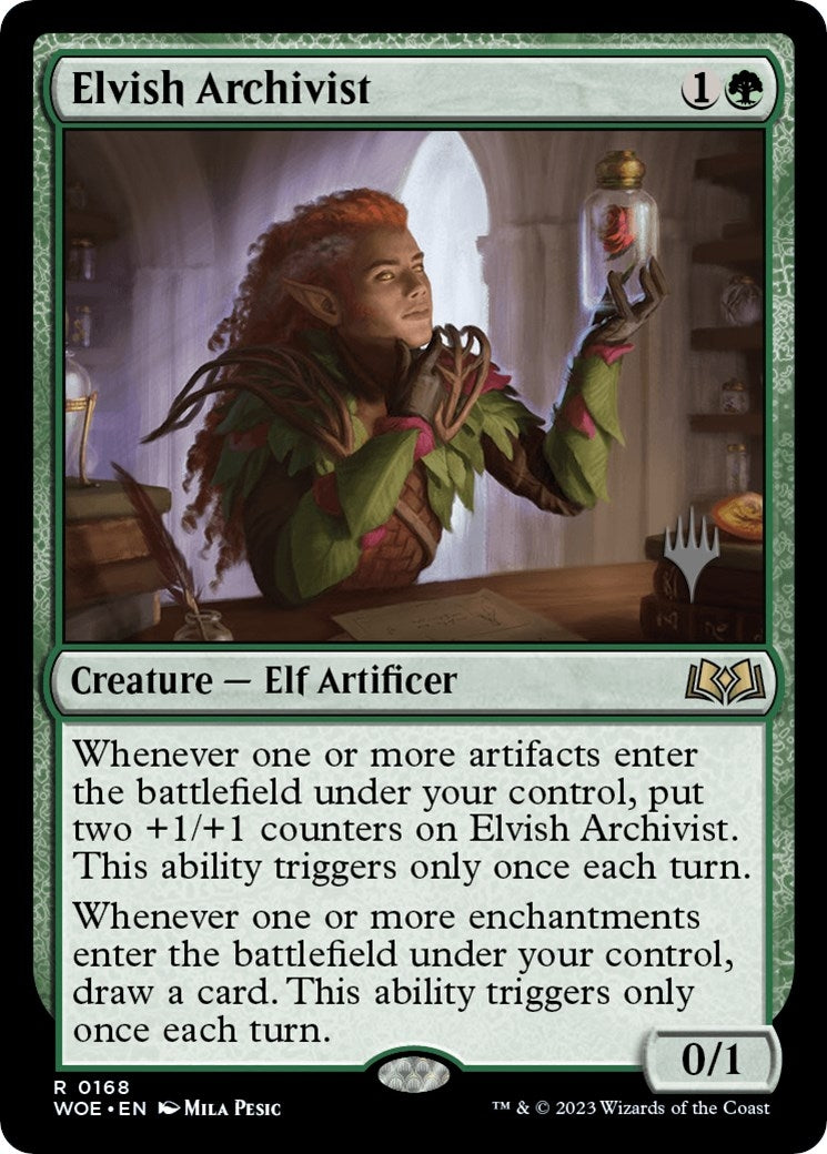 Image for Elvish Archivist (168) (Wilds of Eldraine) - Magic: The Gathering