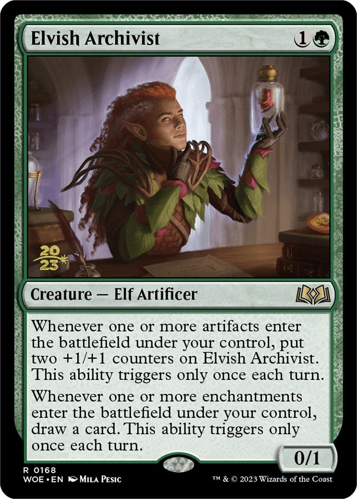 Image for Elvish Archivist (168) (Prerelease Cards) - Magic: The Gathering