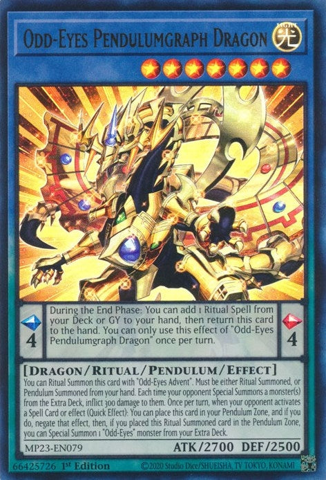 Image for Odd-Eyes Pendulumgraph Dragon (MP23-EN079) (MP23) - YuGiOh