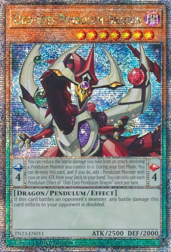 Image for Odd-Eyes Pendulum Dragon (Quarter Century Secret Rare) (TN23-EN011) (TN23) - YuGiOh