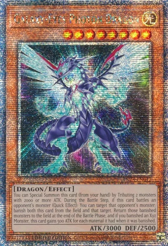 Image for Galaxy-Eyes Photon Dragon (Quarter Century Secret Rare) (TN23-EN012) (TN23) - YuGiOh