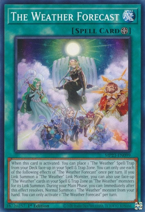 Image for The Weather Forecast (MP23-EN099) (MP23) - YuGiOh