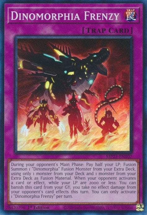 Image for Dinomorphia Frenzy (MP23-EN107) (MP23) - YuGiOh