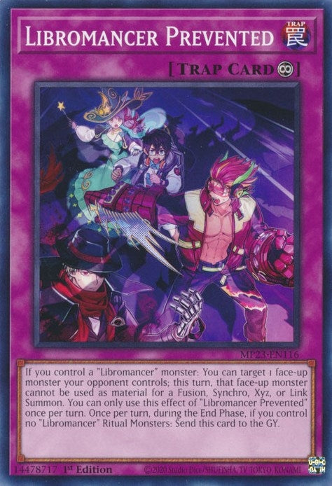 Image for Libromancer Prevented (MP23-EN116) (MP23) - YuGiOh
