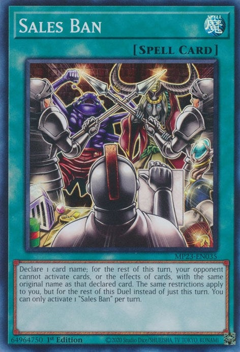 Image for Sales Ban (MP23-EN035) (MP23) - YuGiOh