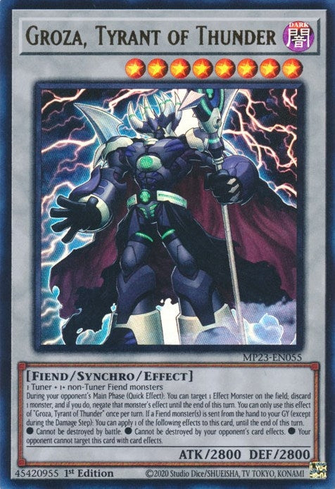 Image for Groza, Tyrant of Thunder (MP23-EN055) (MP23) - YuGiOh