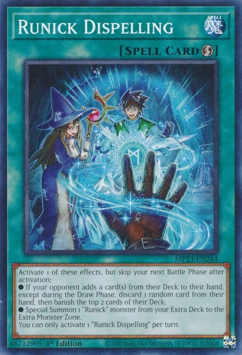 Image for Runick Dispelling (MP23-EN244) (MP23) - YuGiOh